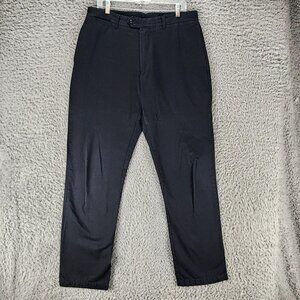 Cremeiux Pants Mens Size 34x34 Black Khaki Classic Fit Zip Fly Tailored Style